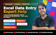 clean excel data entry, cleaning, formatting and PDF to excel conversion