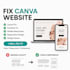 fix canva website layout portfolio mobile responsiveness responsive design issue