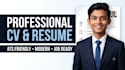 design a professional ats friendly resume CV that gets noticed