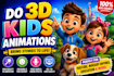 do 3d kids animations