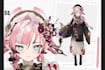 draw live2d vtuber model, 2d vtuber model, pngtuber model, live2d vtuber rigging