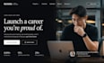 design squarespace career bootcamp certification website with enrollment