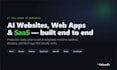 develop ai website, ai saas app and ai software as full stack developer