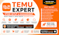 do temu product listing upload import bulk research online store promotion