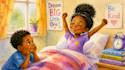 design african american children illustration