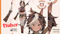 create, rig and configure 3d vtuber model, vrchat commission