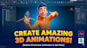 make ai 3d animation video 3d cartoon animation