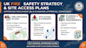 design fire safety strategy and site access plan for UK planning approval