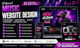 do bandzoogle squarespace shopify wordpress gohighlevel crm music website design