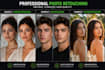 do professional photo or portrait retouching for you