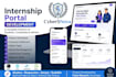 develop a modern internship portal