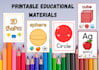 design custom educational materials and printable flashcards