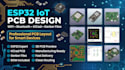 design esp32 iot pcb with wifi bluetooth and gerber files