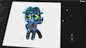 create character mascot rive, lottie animations web and app