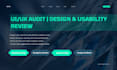 review your website UI UX and provide usability feedback
