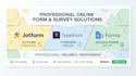 create jotform, typeform, google form and survey with logic and automation