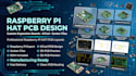 design raspberry pi hat pcb with kicad and manufacturing files