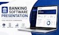 design banking software presentation for financial technology companies