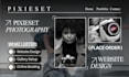 design or redesign pixieset website for photographers with client gallery