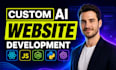 do ai website, ai agent, full stack website development