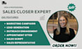 commission based sales closer sdr salesperson b2b sales rep appointment setter