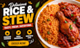 cook rice and stew with chicken