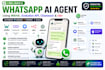 build a whatsapp ai agent using waha, evolution API