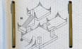 hand draw an isometric dungeon map for dnd and rpg games
