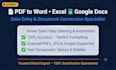 convert PDF to excel