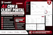 build lovable ai CRM client portal employee management software saas mvp website