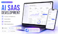 develop a custom ai saas web application