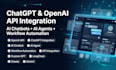 integrate chatgpt openai API, ai chatbot, ai agent and automation