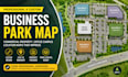 create business park map commercial property map office campus map location map