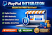 integrate paypal payment gateway into your website securely