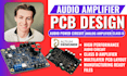 do analog audio amplifier pcb design audio power circuit pcb class d altium cad