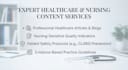 write professional healthcare articles and nursing content