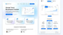 build a responsive HTML CSS java script landing page