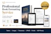 format complex book with table footnotes and image for kdp
