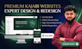 design high converting kajabi website and online course sales funnel