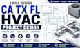 design ca tx fl hvac project cooling load duct
