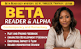 beta reader romance beta reader fantasy beta reader sci fi, thriller beta reader