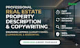 write real estate property description and mls listing copy