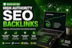 build white hat SEO backlinks and authority link building