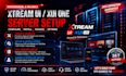 configure xtreamui panel xuione server with reseller setup with web player