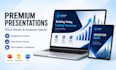 professional pitch deck design startup investor presentation canva google slides