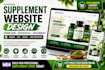 build supplement website vitamin website nutraceutical woocommerce store