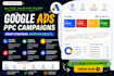 setup and manage high converting google ads PPC campaigns