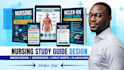 design nursing study guide, healthcare workbook layout, soap notes, flashcards