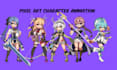 pixel art animation pixel art character sprite nsfw pixel art sprite sheet