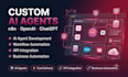 custom ai agent development, n8n automation and openai integration